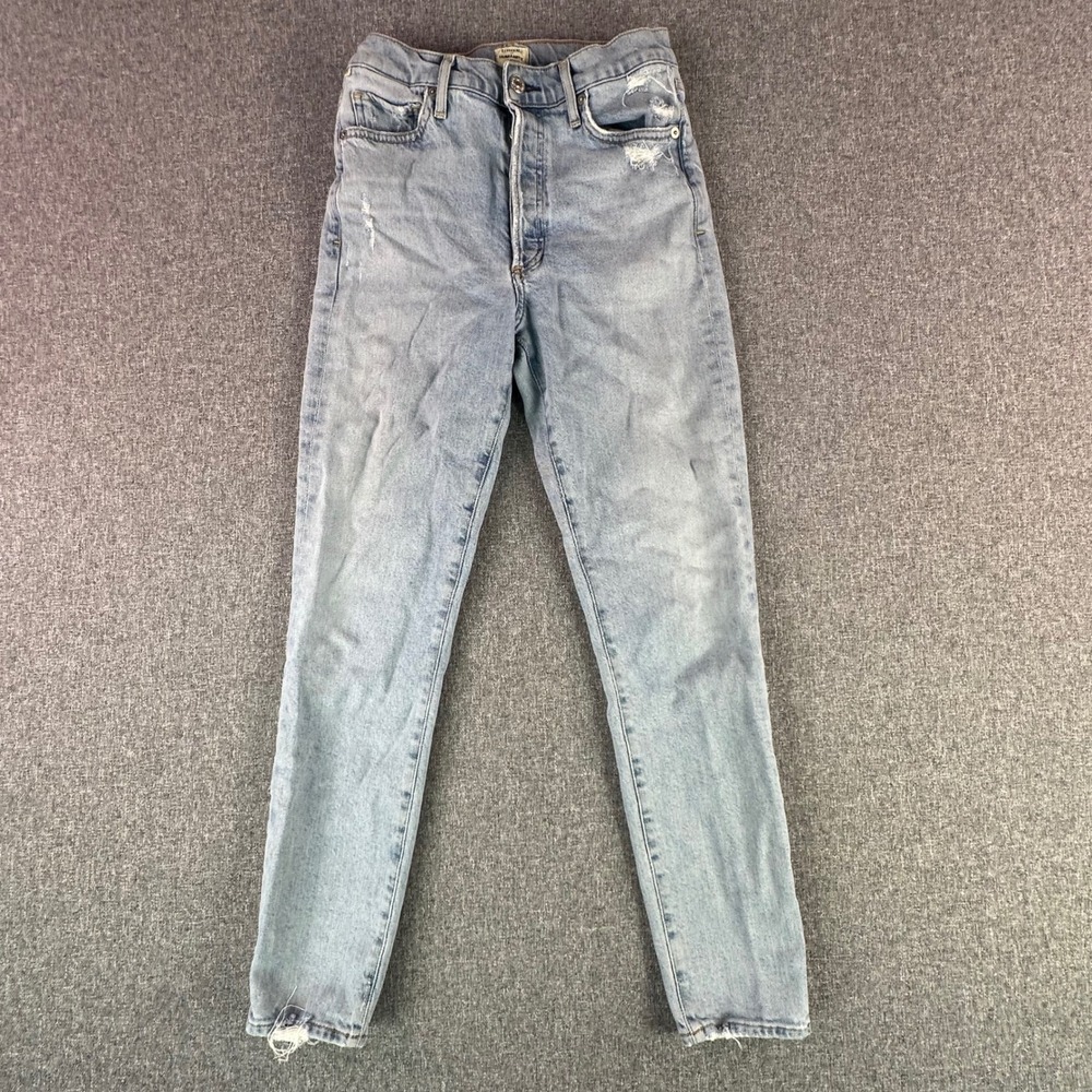Citizens of Humanity Jeans Womens 26 Olivia High Rise Slim Ankle Light Blue Dist